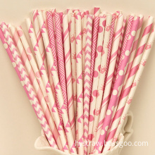 Fully biodegradable paper drinking straws